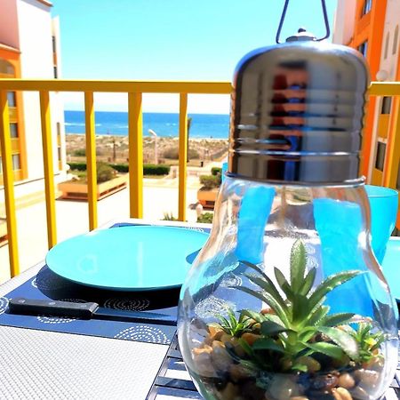 appartement vue mer pour 4 personnes accès direct plage wifi haut débit gratuit Le Barcarès Esterno foto